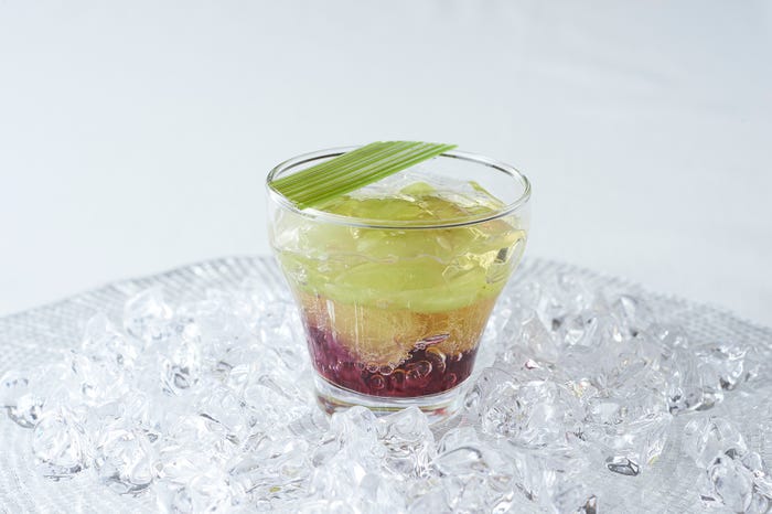 シャインマスカットとアイスワインのジュレ/画像提供:グランド ハイアット 東京