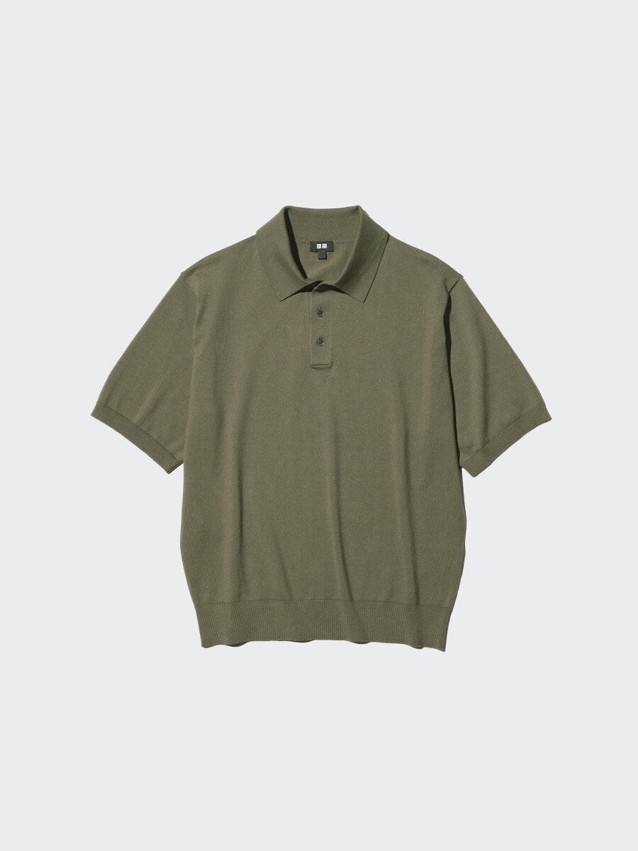 2026ユニクロ大人女性おすすめウォッシャブルニットポロセーター