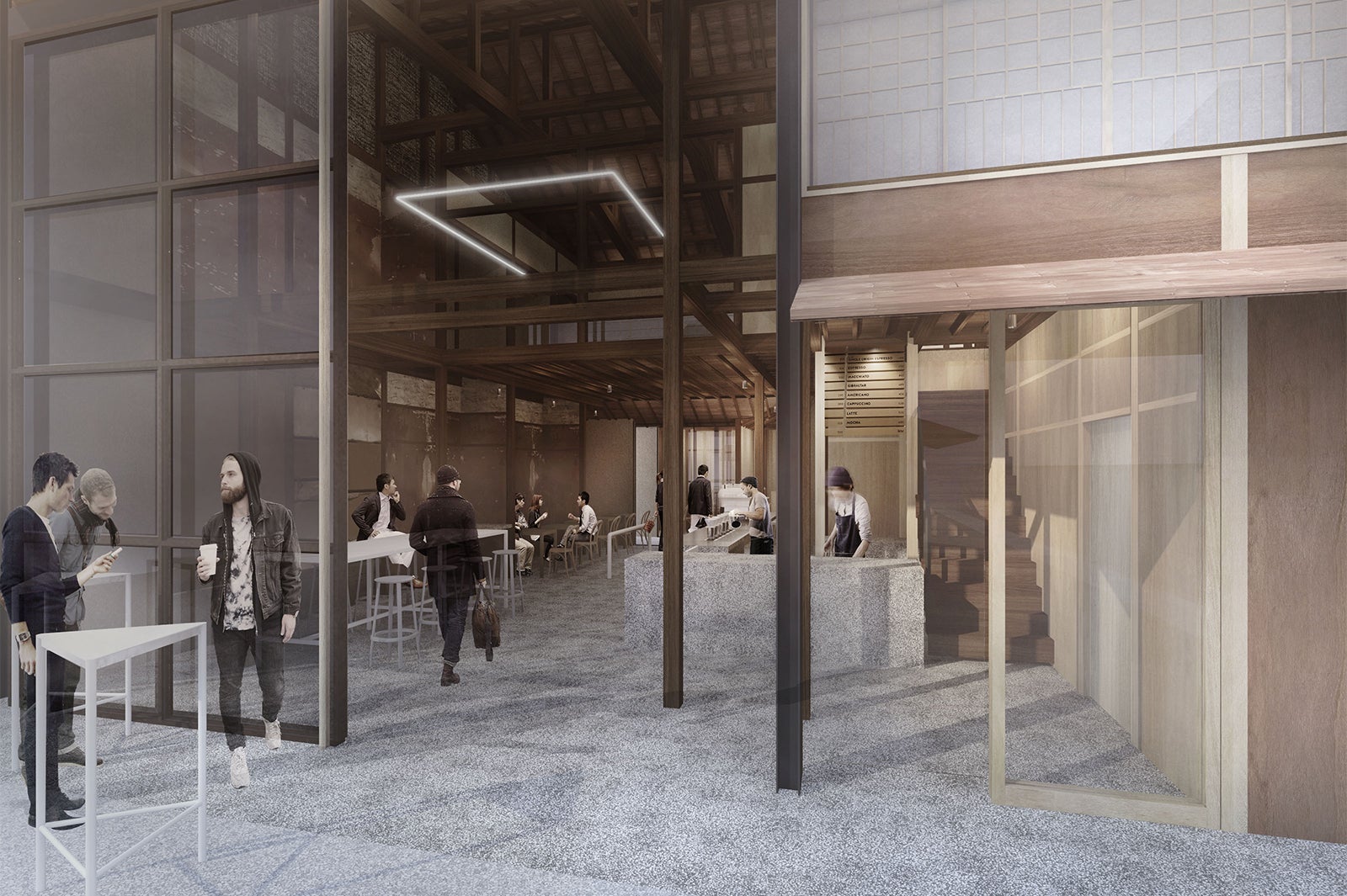 ブルーボトルコーヒー 京都カフェ／画像提供：ブルーボトルコーヒージャパン