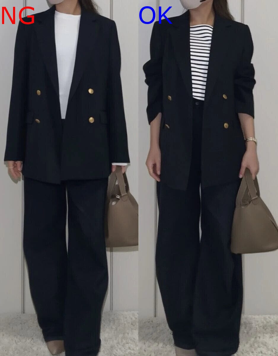 バギーワイドデニムパンツNG＆OKコーデ