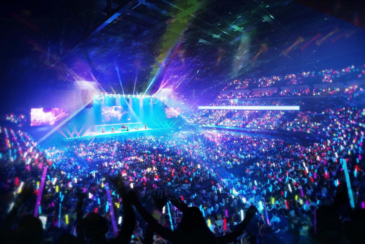 音楽コンサート開催時CG／提供画像