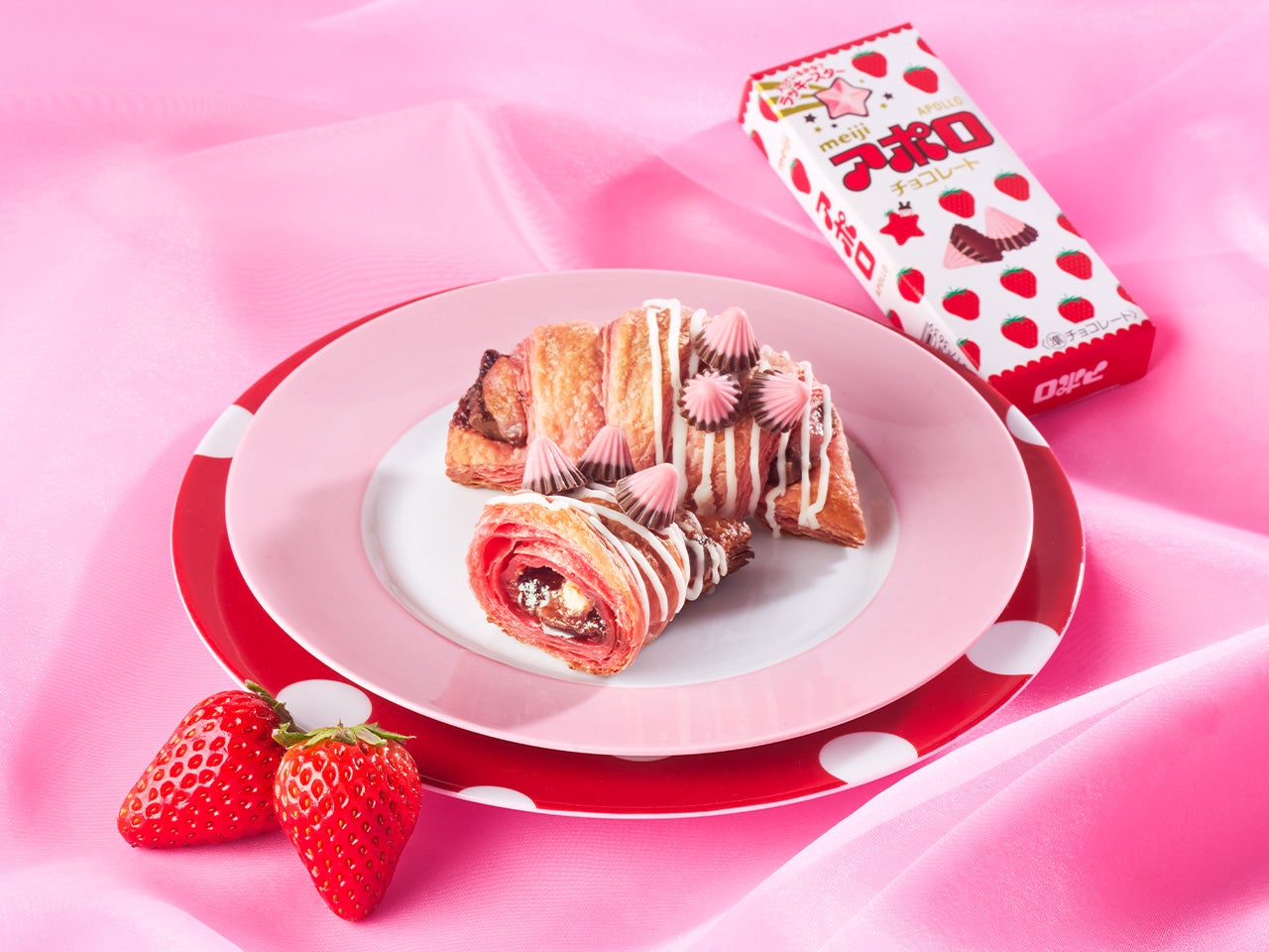 「アポロ」とのコラボレーションメニュー／提供画像