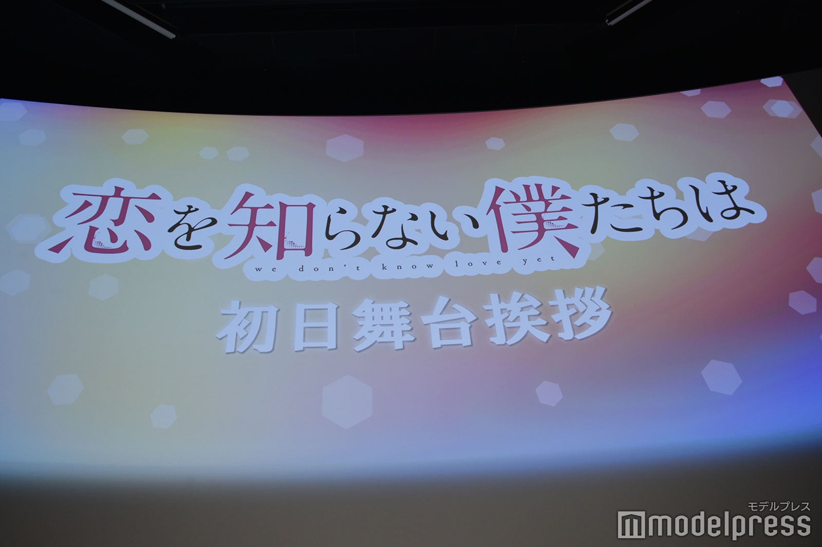 映画『恋を知らない僕たちは』初日舞台挨拶（C）モデルプレス