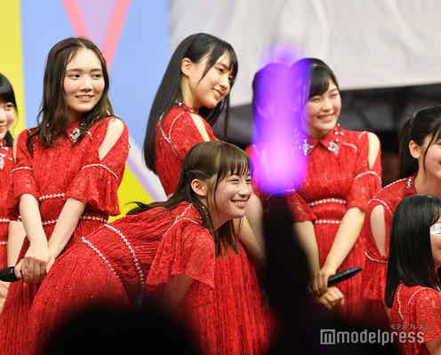 乃木坂46・4期生「TIF2019」初登場 遠藤さくら・掛橋沙耶香らセンターで「制服のマネキン」「インフルエンサー」名曲連発<セットリスト>