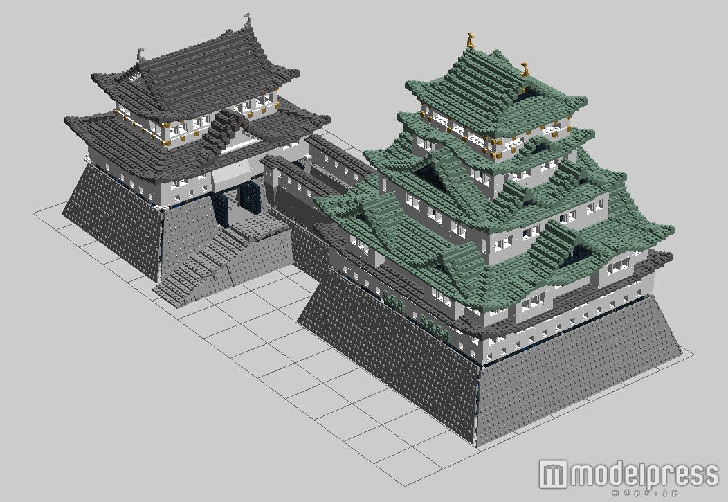名古屋の名所をLEGO（R）ブロックで再現／画像提供：アスナル金山