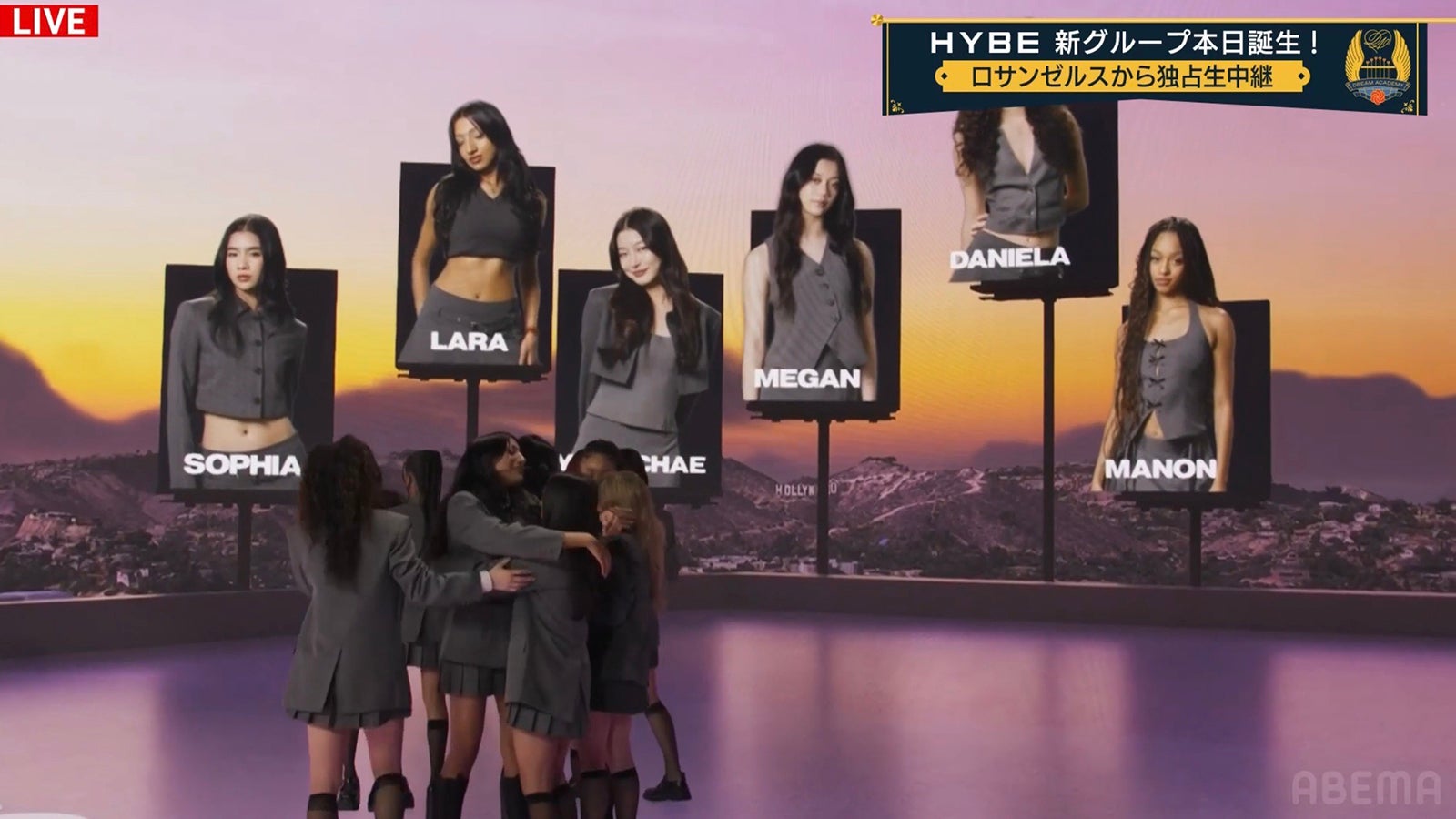 「The Debut：Dream Academy」ライブフィナーレの様子（C）HYBE x Geffen Records