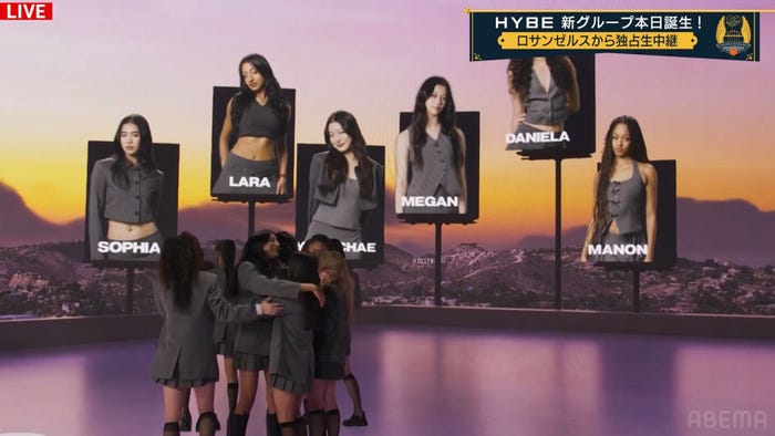 「The Debut:Dream Academy」ライブフィナーレの様子(C)HYBE x Geffen Records
