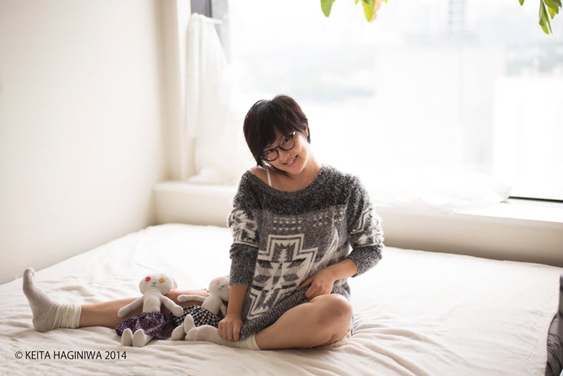 「人はありのままでいることが美しい」とメッセージを送る希良梨（C）KEITA HAGINIWA