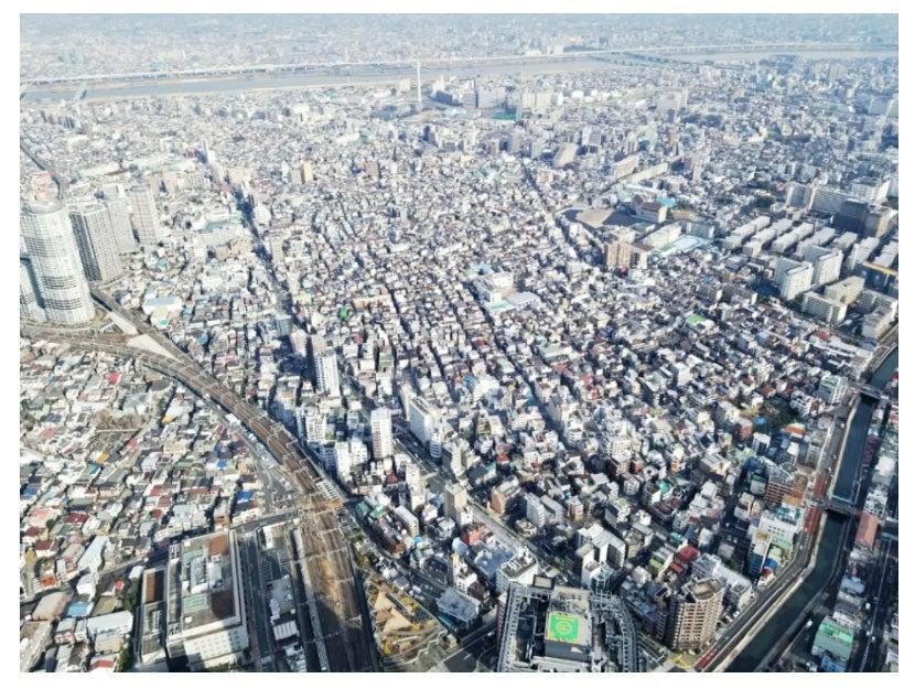 展望台からの景色／向山志穂オフィシャルブログ（Ameba）より