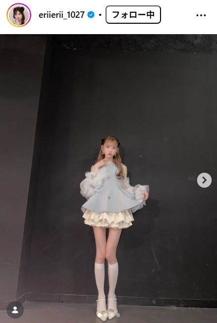 千葉恵里Instagramより