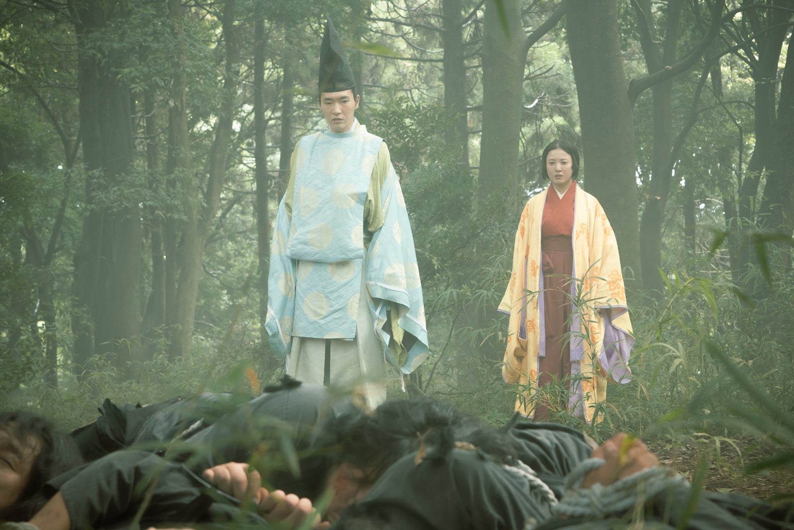 柄本佑、吉高由里子「光る君へ」第9話より（C）NHK