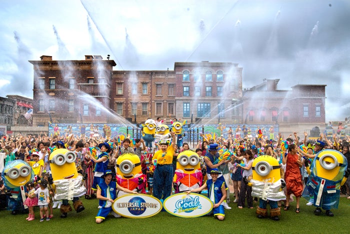 大歓声に包まれた会場／画像提供：ユニバーサル・スタジオ・ジャパン<br />Despicable Me,Minion Made and all related marks and characters are trademarks and copyrights of Universal Studios.<br />Licensed by Universal Studios Licensing LLC.All Rights Reserved.