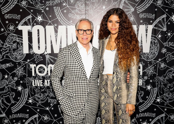 トミー ヒルフィガー、ゼンデイヤ (提供写真)