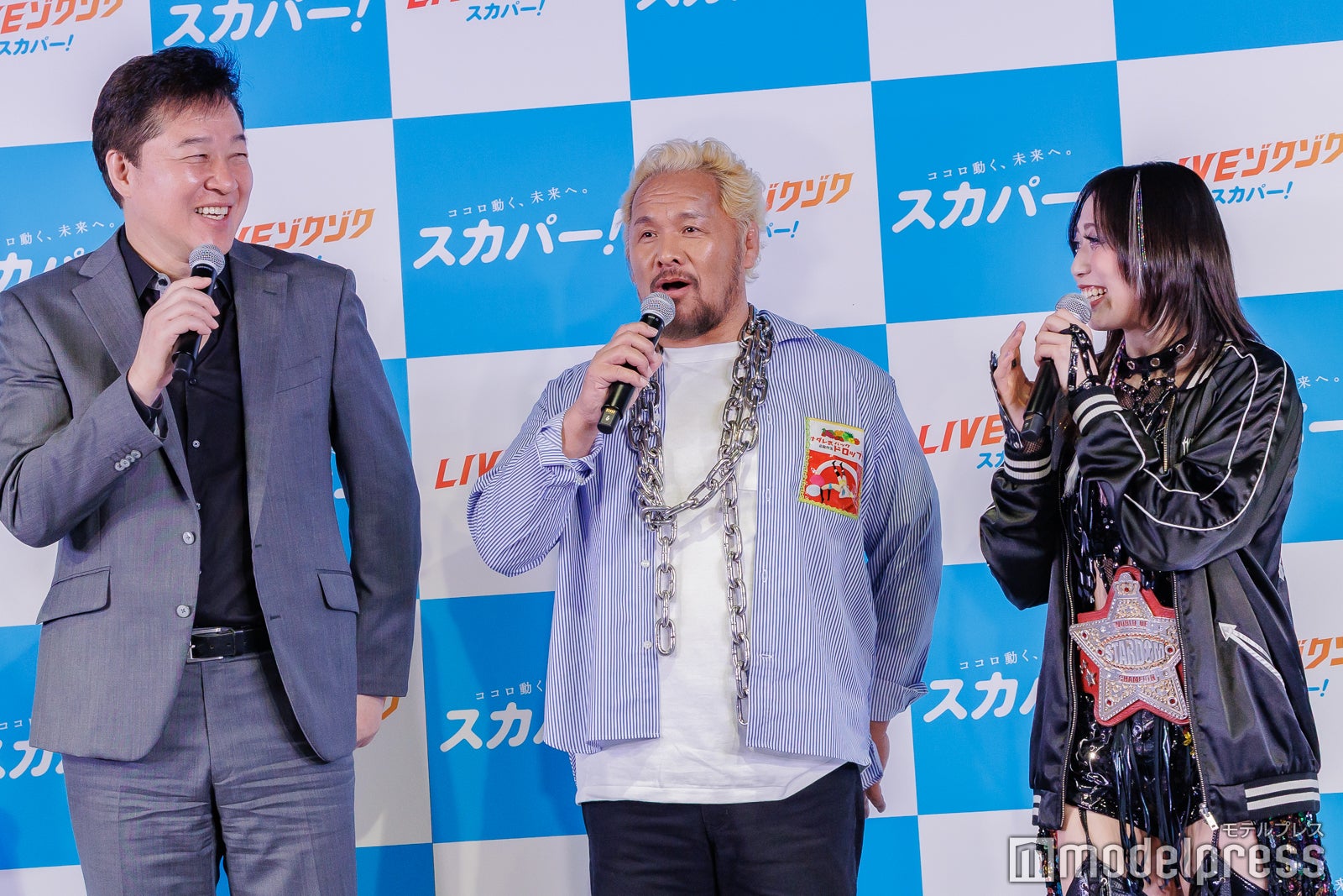 川合俊一、真壁刀義、上谷沙弥（C）モデルプレス