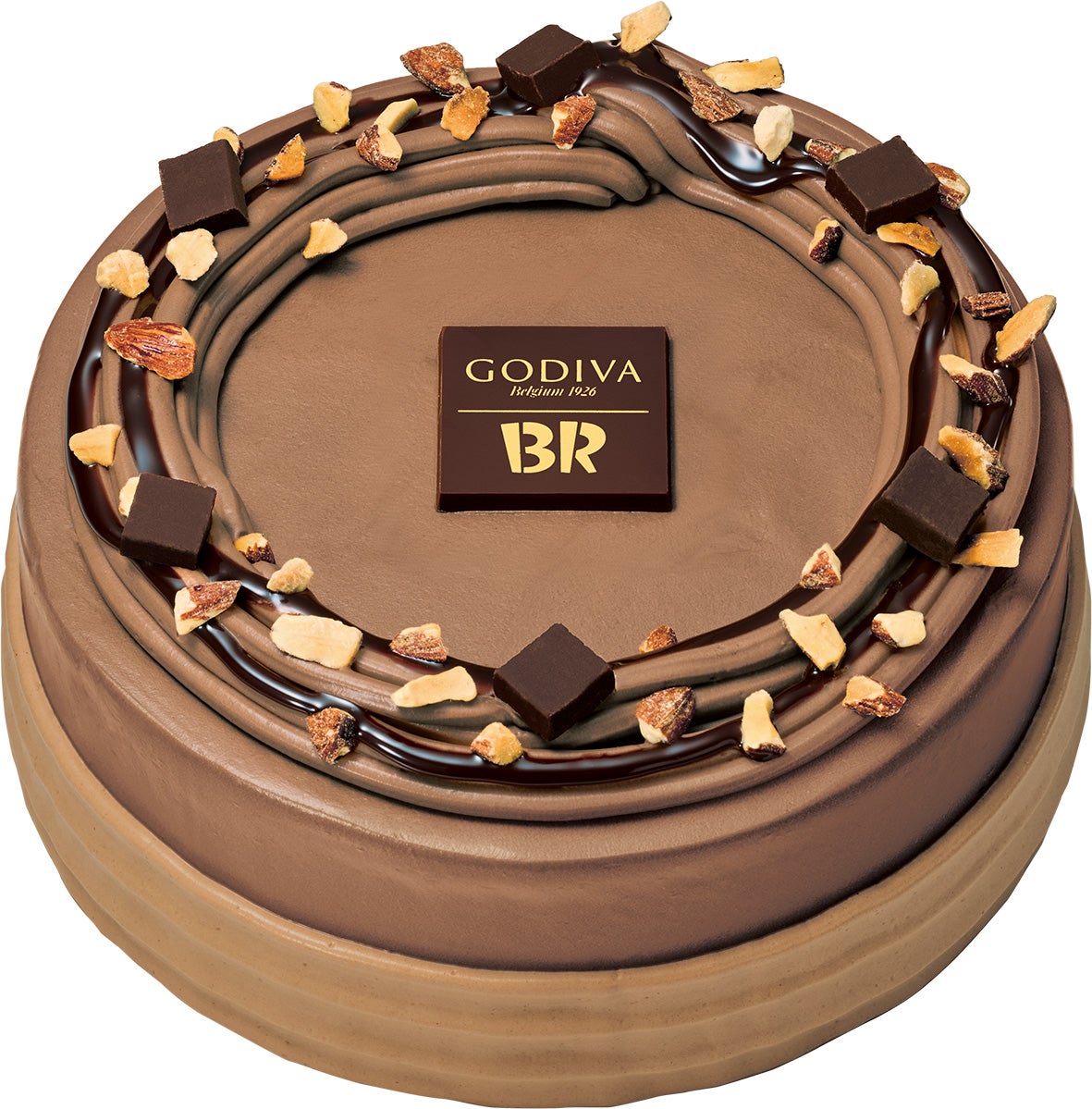 - ゴディバ監修 - マリアージュ デュ ショコラ アイスクリームケーキ：3,500円（提供写真）