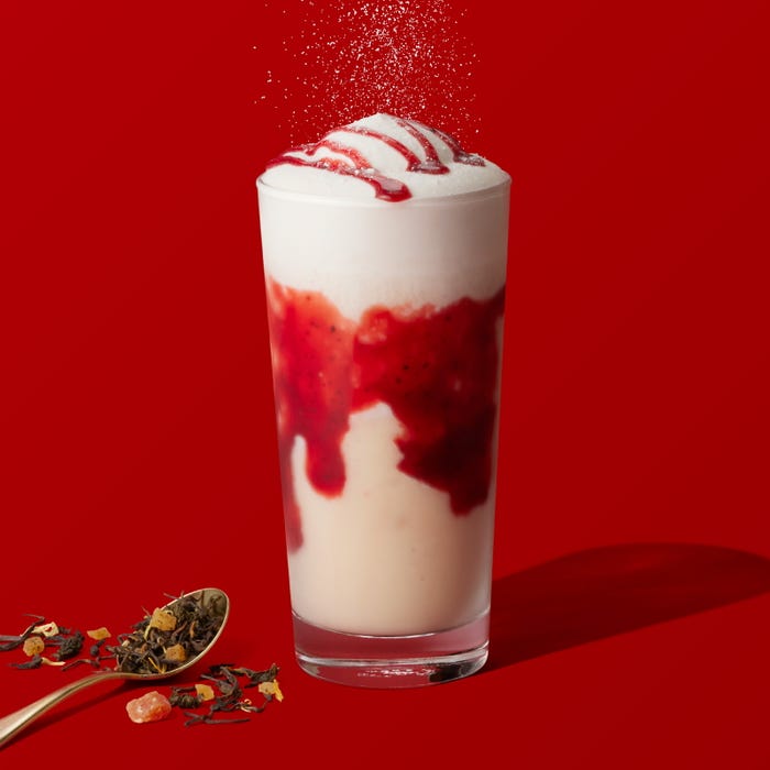 ストロベリー & ジョイフルメドレー フラペチーノ/提供画像