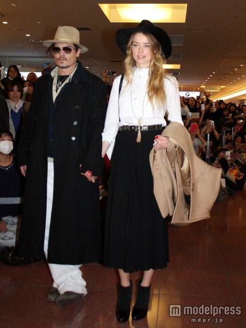 ジョニー・デップとアンバー・ハード。