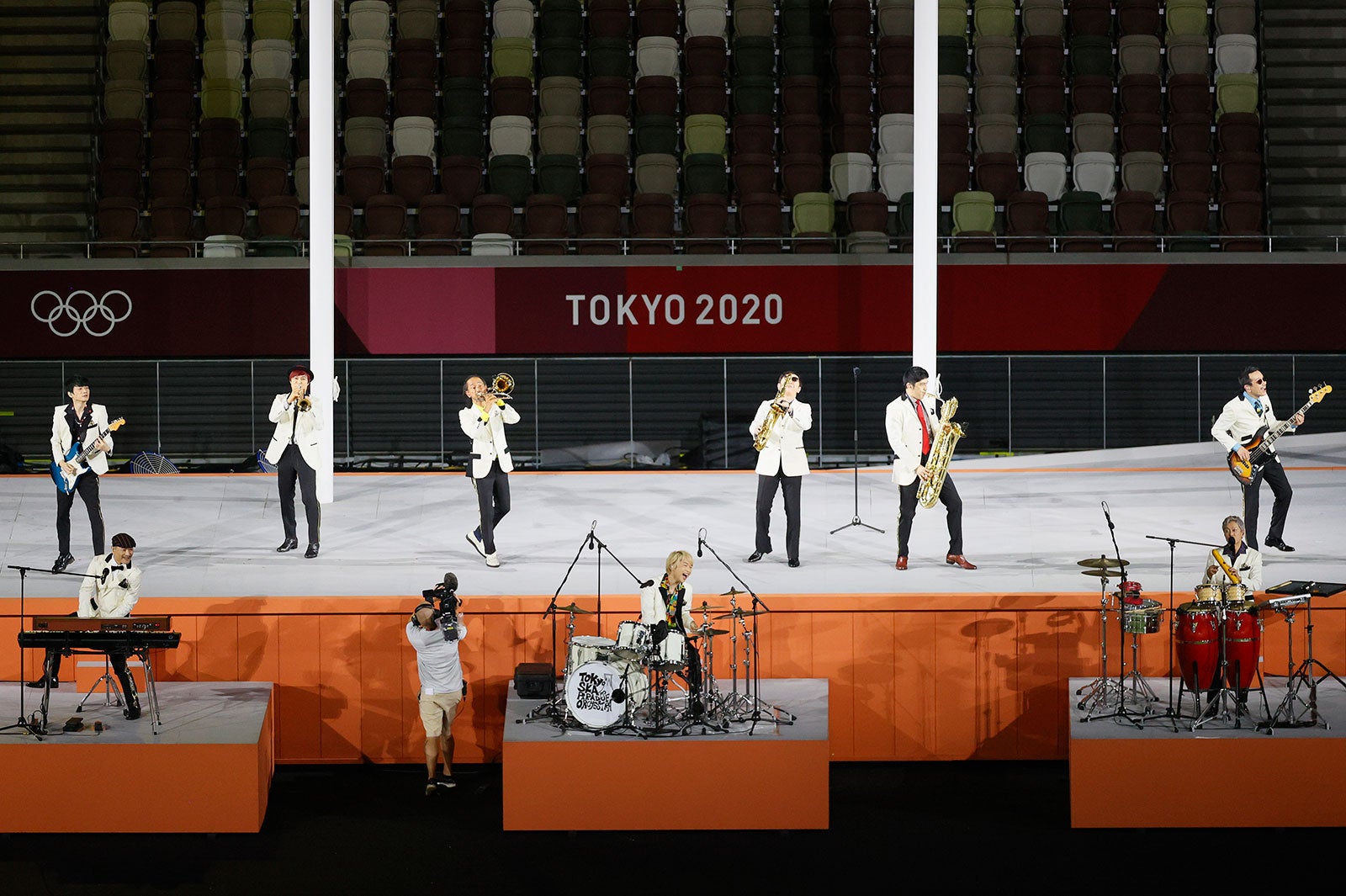 演奏する東京スカパラダイスオーケストラ／Photo by Getty Images