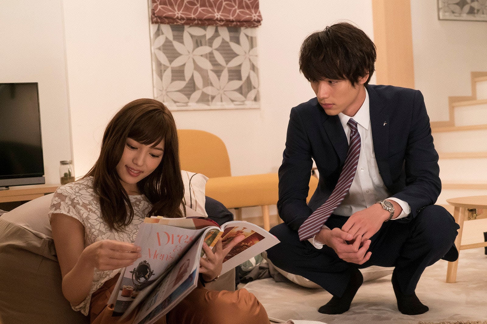 川口春奈、福士蒼汰／「愛してたって、秘密はある。」第5話より（画像提供：日本テレビ）