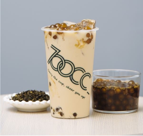 真珠ミルクティ Mサイズ ￥420（税抜） Lサイズ ￥550（税抜）／画像提供：萬福商会