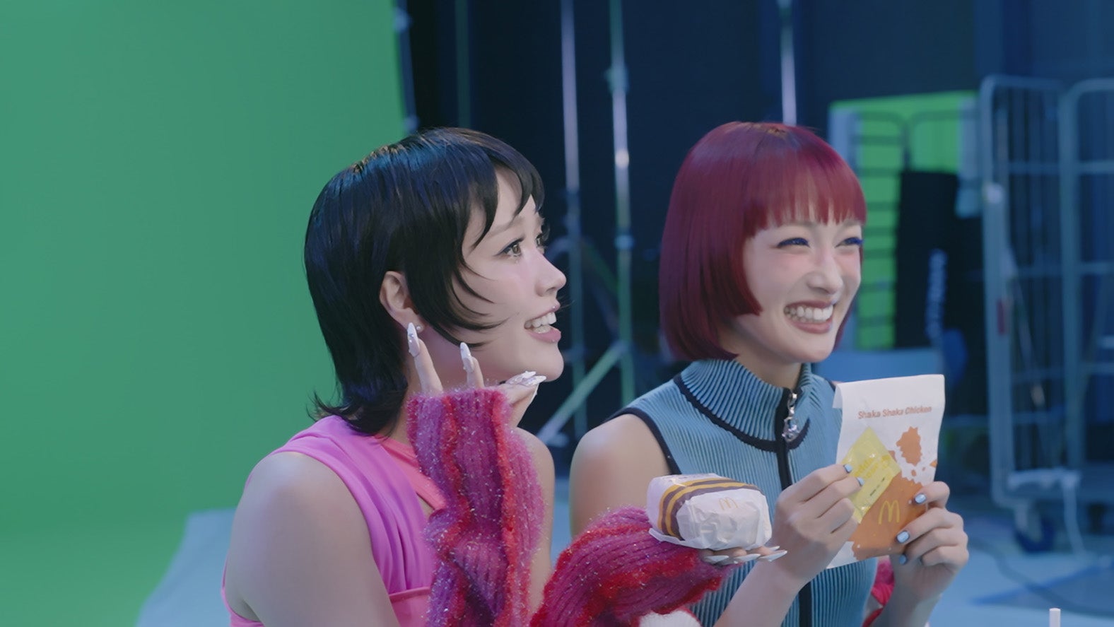 XG「青いマックの日」メイキング（提供写真）