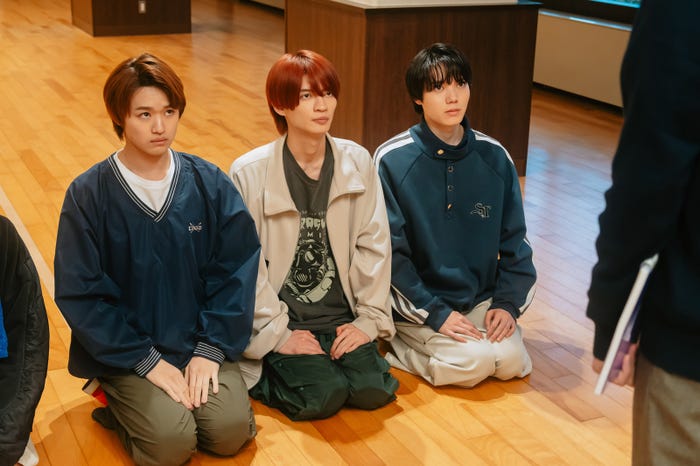 大倉空人、杢代和人、小泉孝太郎「熱愛プリンス」第6話(C)青月まどか/「熱愛プリンス」製作委員会・MBS