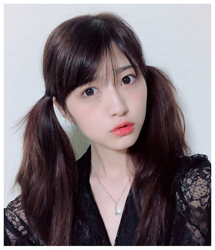 ショートカットにする前の乃木坂46若月佑美/若月佑美オフィシャルブログより