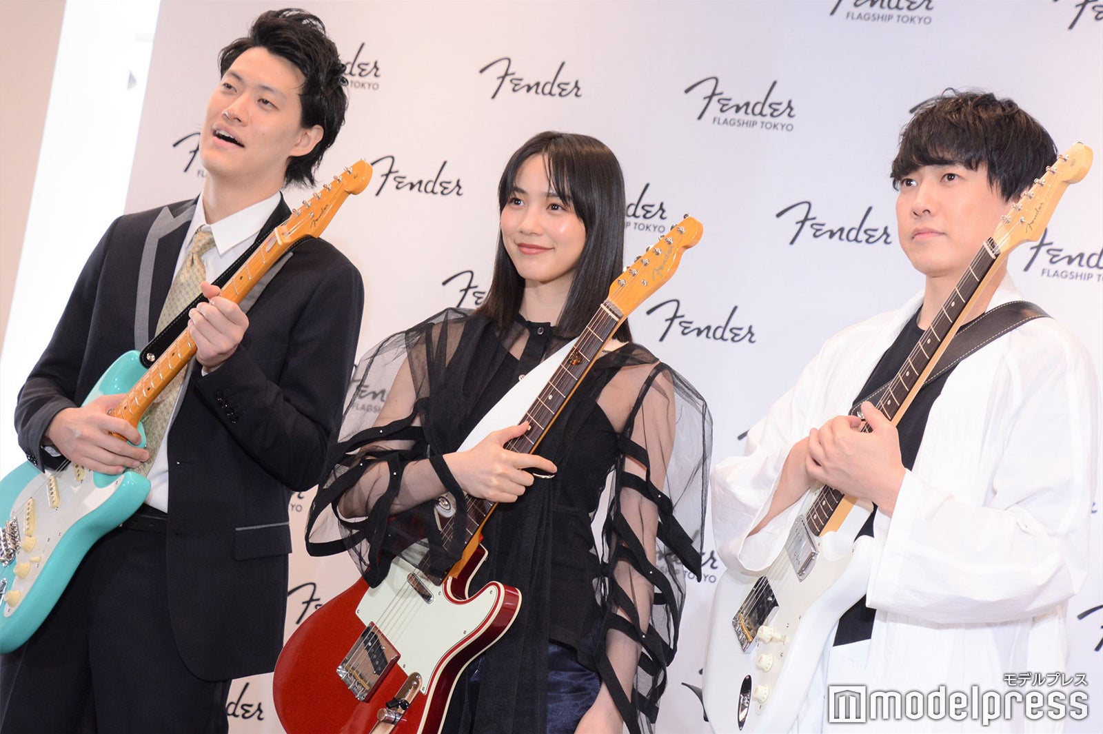 粗品、のん、山内総一郎（C）モデルプレス