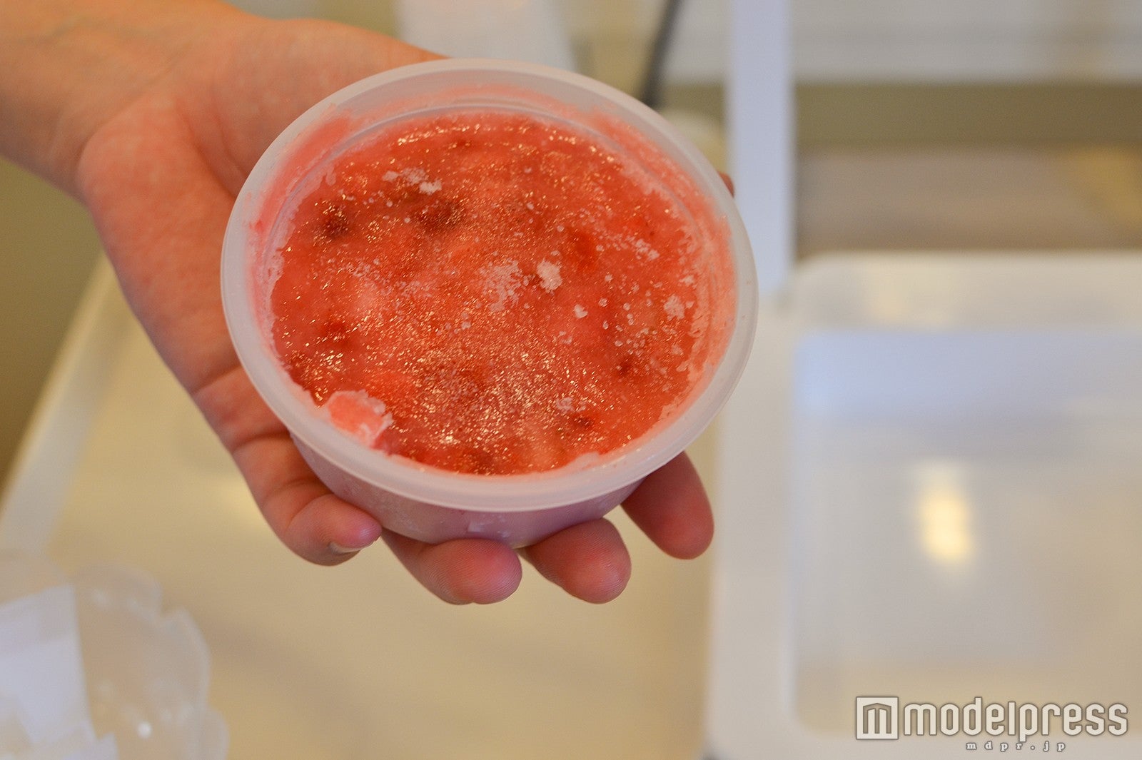 1個につき1個のアイスを使用（C）モデルプレス