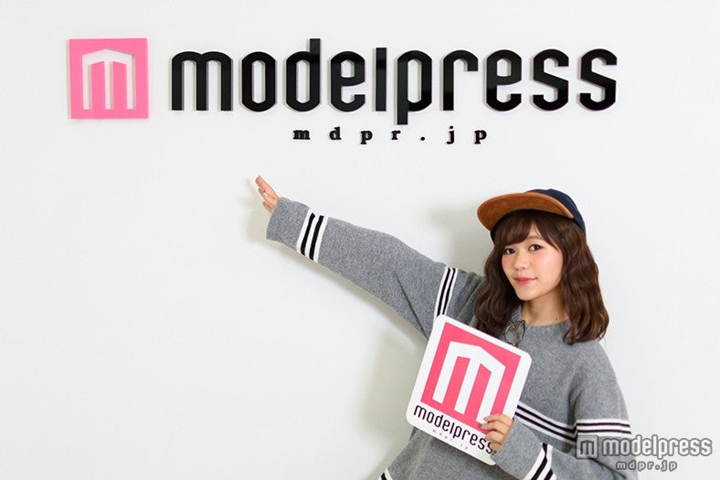 小梛準子がモデルプレスを訪問！