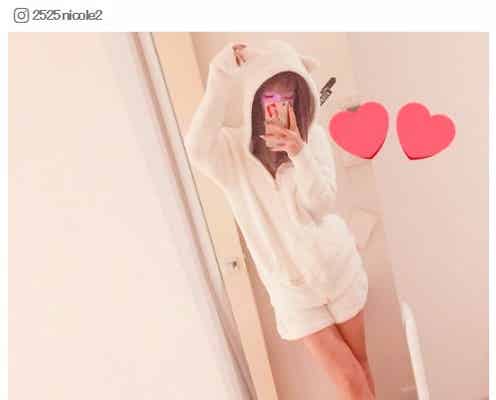 藤田ニコル、美脚あらわなパジャマ姿 「また痩せた?」の声殺到