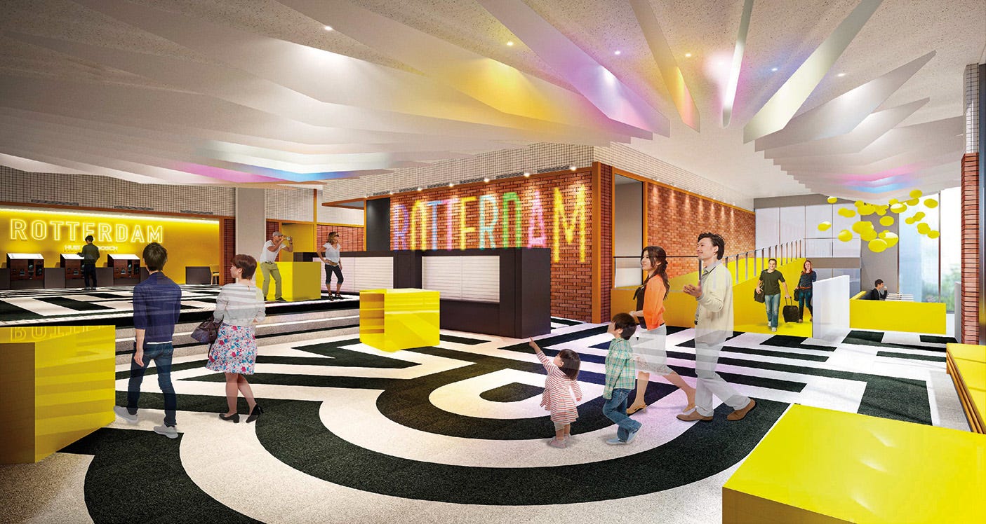 ハウステンボス、アートを満喫する新公式ホテル「ホテルロッテルダム」迷路やトリックアートで遊び心溢れる空間に