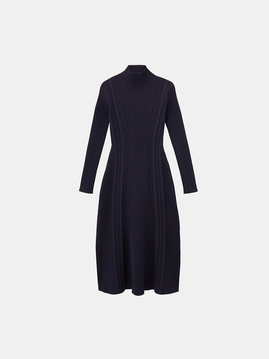 PLSTのホールガーメント（R）リブニットワンピース