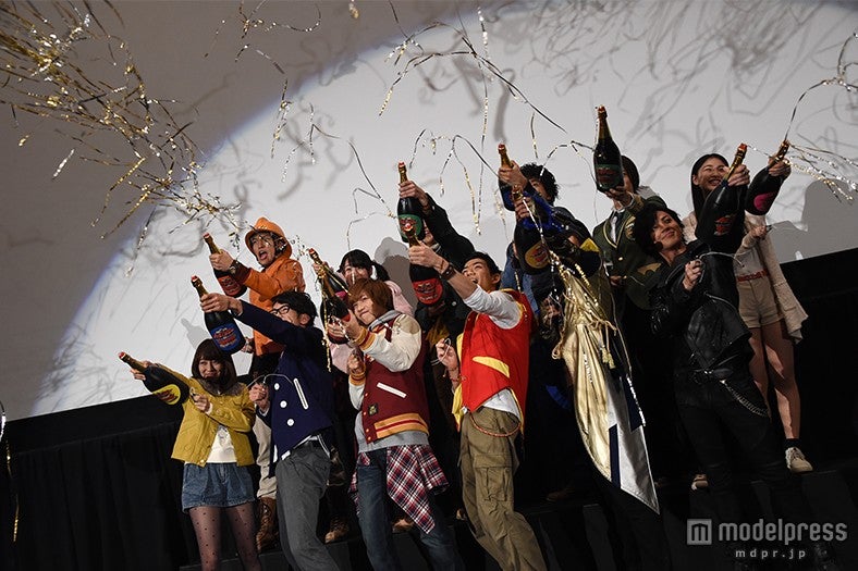 （後列左より）長濱慎、森高愛、横浜流星、金城大和、塩野瑛久、今野鮎莉（前列左より）梨里杏、平牧仁、志尊淳、竜星涼、丸山敦史、斉藤秀翼