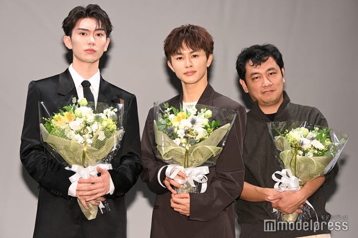樋口幸平、草川拓弥、中川龍太郎監督(C)モデルプレス
