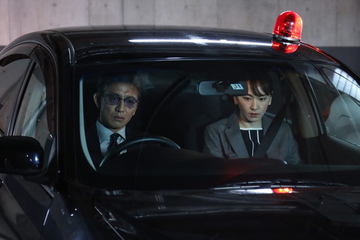 木村拓哉、新垣結衣「風間公親-教場0-」最終話より(C)フジテレビ