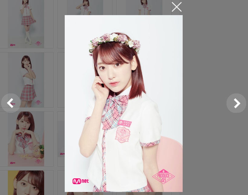 宮脇咲良／PRODUCE48公式サイトより