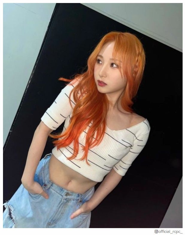 コロナから復帰のRocket Punch高橋朱里、オレンジ髪に大胆イメチェン「レベルアップした」「派手髪可愛すぎ」
