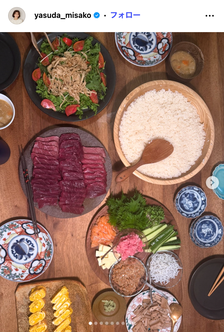 安田美沙子Instagramより