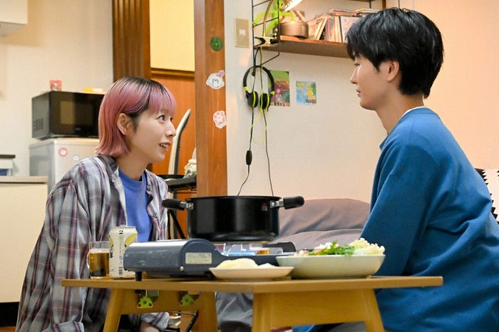 夏帆、青木柚「じゃあ、あんたが作ってみろよ」第6話(C)TBSスパークル/TBS