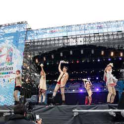 「a-nation stadium fes.」に出演したLittle Da-iCE（左から）花村想太、岩岡徹、大野雄大、和田颯、工藤大輝