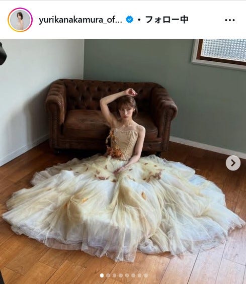 中村ゆりかInstagramより