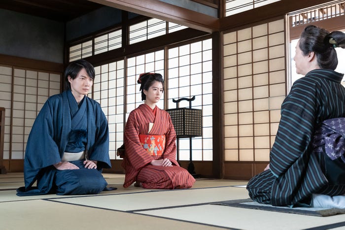 神木隆之介、佐久間由衣/「らんまん」第17話(C)NHK