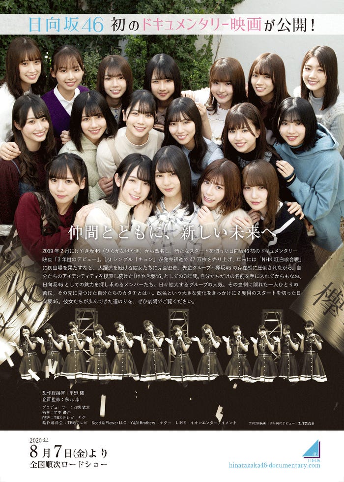 日向坂46(C)2020映画「3年目のデビュー」製作委員会