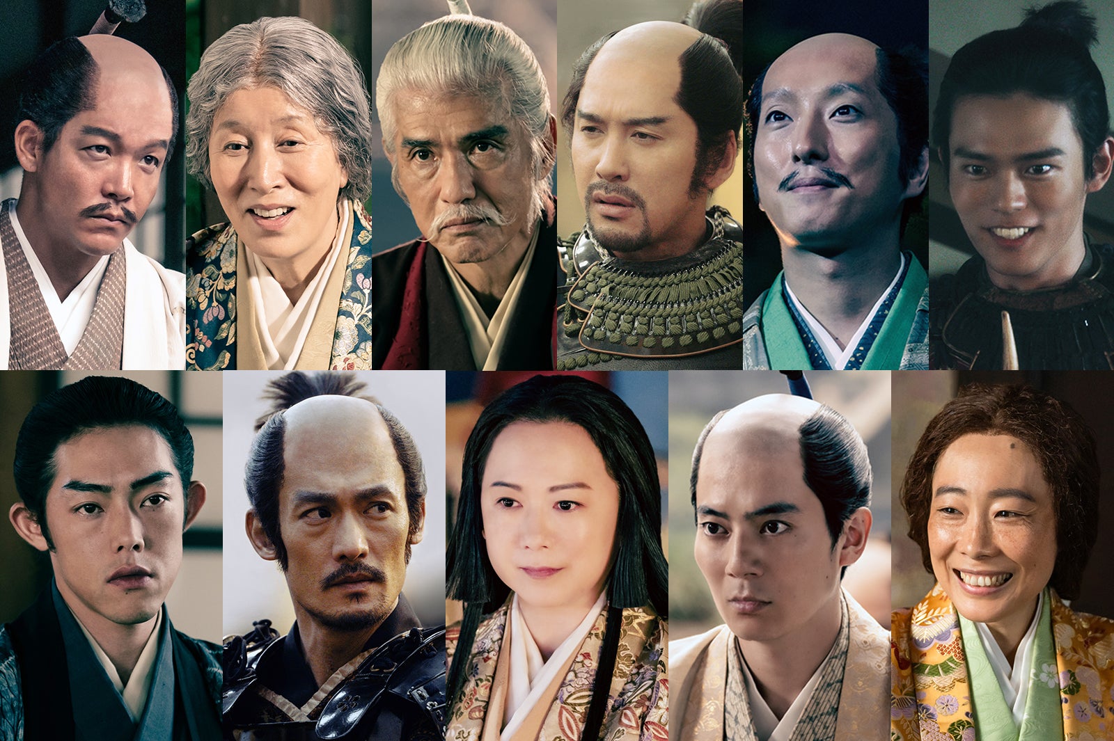 佐藤浩市・高畑淳子・日向亘ら「どうする家康」11人の扮装写真公開