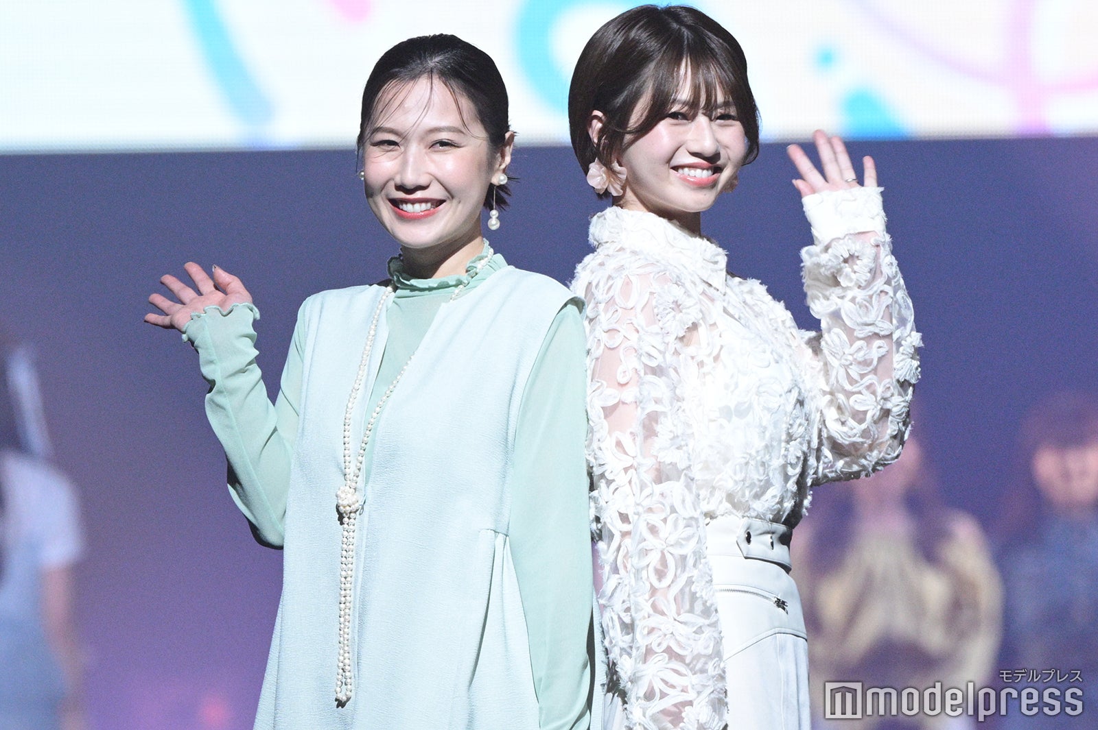 藤本紅美OHKアナウンサー、森夏美OHKアナウンサー（C）モデルプレス