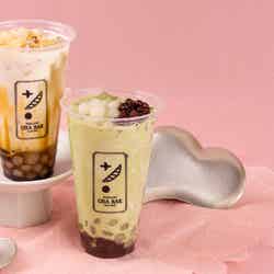 黒蜜きなこミルク420円、抹茶あずきミルク440円/画像提供:ネットタワー
