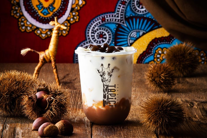 季節限定タピチ‐マロンミルク／画像提供：ドロキア・オラシイタ