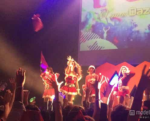 セクシーサンタがフェロモンたっぷりダンス キュートなランジェリーに会場興奮