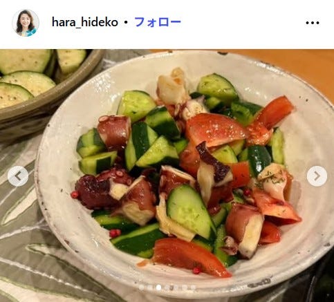 原日出子公式Instagramより